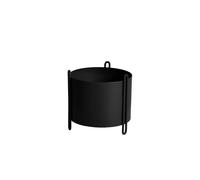 Woud Pot de fleur Pidestall small Ø15 cm Noir