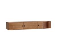Woud Table d'appoint Array fixée au mur. 150 cm Noyer