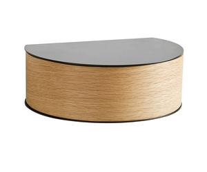 Woud Tablette Wallie noir. chêne