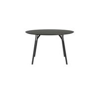 Woud Tree Table Ronde Ø120 Noir/ Stratifié Gris-noir