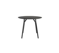 Woud Tree Table Ronde Ø90 Noir/ Gris Stratifié Noir