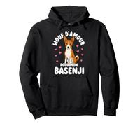 Wouf D Amour pour Mon Basenji Chien Adorable Sweat à Capuche