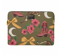 Wouf Sac d’ordinateur portable 'Daily' jaune / olive / rose, Taille One Size