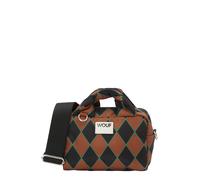 Wouf Sacs à main 'Studio' marron / vert gazon / noir / blanc, Taille One Size