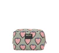 Wouf Trousses de toilette 'Glow' bleu / vert pastel / orange pastel / noir, Taille One Size