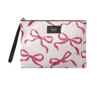 Wouf Trousses de toilette rouge clair / blanc naturel, Taille XS-XL