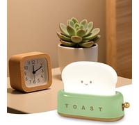Woukksy Veilleuse Bébé, Toast LED Veilleuse Enfant Rechargeable, Lampe de Chevet Enfant Luminosité et Réglables Avec Fonction Minuterie Cadeau Anniversaire de Noel pour Garcon, Bebe et Fille - Vert