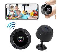 WoUnd 2024 Mini Camera Espion Cachee Enregistreur,Full HD 1080P Micro Caméra WiFi Exterieur sans Fil Spy Cam Vision Nocturne Détection de Mouvement Micro Camera,Interieur/Exterieur