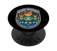 Wound Warriors Chats d'infirmière approuvés par la gaze testée au combat PopSockets PopGrip Adhésif