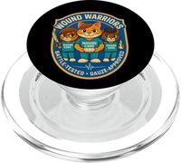 Wound Warriors Chats d'infirmière approuvés par la gaze testée au combat PopSockets PopGrip pour MagSafe
