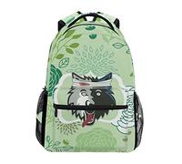 Wounded Wolf Shoulder Backpack Student Bookbags for Travel Kid Girls Boys