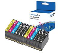 Woungzha 18XL Cartouches d'encre pour Epson 18 XL Compatible avec Epson Expression Home XP-205 XP-212 XP-215 XP-225 XP-302 XP-305 XP-312 XP-315 XP-322 XP-325 XP-402 XP-405