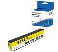 Woungzha 913A Cartouches d'encre Compatible HP 913 913A Multipack pour PageWide Pro MFP 352dw 352dn MFP 377dw 377dn Pro 452dw 452dn 552dw Managed P55250dw P57750dw (1 Jaune)