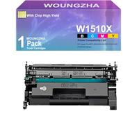 Woungzha Cartouche de toner de rechange pour HP 151X W1510X 9700 pages pour une utilisation avec HP Laser Pro MFP 4003DW 4003DN 4103FDW 4103FDN Imprimante noire