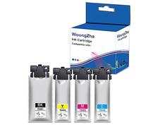 Woungzha Cartouche d'encre professionnelle compatible T9641 T9452 T9453 T9454 de rechange pour Epson Workforce Pro WF-C5290DW WF-C5790DWF (4 paquets)