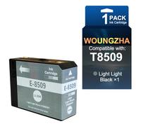 Woungzha Cartouche d'encre T8501 T8502 T8503 T8504 T8505 T8506 T8507 T8508 T8509 Cartouche d'encre 80 ml Compatible avec imprimantes T850 Ink Suresccolor -p8000 (T8509)