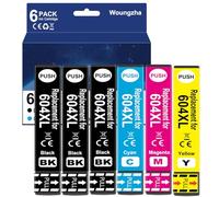 Woungzha Cartouches d'encre 604XL Compatible pour Epson 604 XL pour Epson Expression Home XP 2205 XP 4200 XP 3200 XP 3205 XP 2200 XP 4205 Workforce WF 2935 2930 2910 2950DWF (6 Pack)