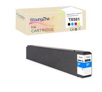 Woungzha Cartouches d'encre pigmentées T8581 T8582 T8583 T8584 pour Epson Workforce Enterprise WF-C20590 (1 cyan)