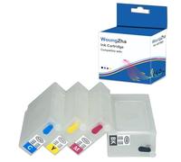 Woungzha Cartouches d'encre rechargeables PGI-1500XL PGI-1500 XL avec puces de réinitialisation automatique compatibles avec imprimante Canon MAXIFY MB2000 MB2050 MB2150 MB2155 MB2300 MB2350 MB2750