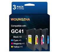 Woungzha Compatible avec Ricoh Aficio GC-41XL GC 41 XL Cartouches d'encre Compatible avec Ricoh Aficio SG2100N SG3100SNW SGK3100DN SG3110DN SG3110DNW SG3110SFNW (1 Cyan 1 Magenta 1 Jaune)