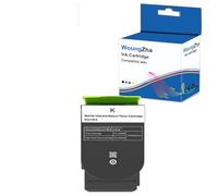 Woungzha Compatible Cartouches de Toner XC2130 XC2132 6000 Pages / 3000 Pages pour Lexmark XC2130 XC2132 XC2100 (1 Noir)