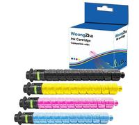 Woungzha Compatible IM C3000 C3500 Cartuccia Toner pour Ricoh IMC3000 IMC3500 842251 842252 842253 842254 pour Savin Lanier IMC3000 IMC3500 Imprimante (4 paquets)
