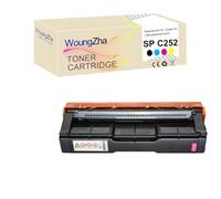 Woungzha Compatible SP C252HA C252 C262 Cartouche de toner pour imprimante Ricoh SP C252dn C252sf C262dnw C262sfnw Imprimante (1 Magenta)