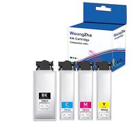 Woungzha Compatibles T01C1 T01C2 T01C3 T01C4 T01C Cartouche d'encre de remplacement pour Epson Workforce Pro WF-C529RDTW C579RDTWF Imprimantes (4 paquets)