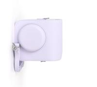 WOURRD Housse souple en cuir PU avec bretelles pour appareil photo Mini12 Instants, a