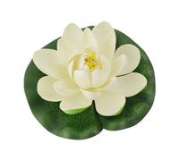WOURRD Lotus artificiels flottants en mousse de couleurs mélangées pour décoration d'étang et de jardin