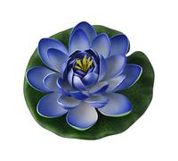 WOURRD Lotus artificiels flottants en mousse de couleurs mélangées pour décoration d'étang et de jardin
