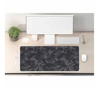 Woutay Tapis de Bureau, Camouflage Noir, Grand Tapis de Souris, Accessoires de Bureau