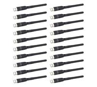 Wouueso 20X Carte sans RT5370 Adaptateur WiFi USB Portable 2,4 G 150 Mbps Antenne WiFi Récepteur WiFi USB pour PC et Boîtier TV