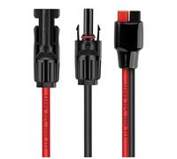 Wouueso Câble solaire vers XT60 12 AWG - Câble d'extension de charge - Panneau solaire mâle vers fiche XT60 - Pour générateur solaire B