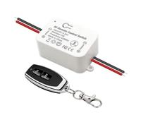 Wouueso DC5-36V Interrupteur à télécommande sans fil RF433MHz Interrupteur 10 A Module relais pour serrure électronique/LED/ampoule ON OFF