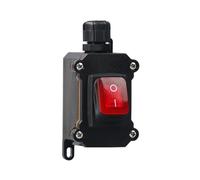 Wouueso Interrupteur à bascule étanche IP68 - 30 A - 220 V - Interrupteur étanche avec bouton d'alimentation LED ON/OFF