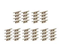 Wouueso Lot de 40 taquets 4 pour bateau d'amarrage Bronze Host Fonte Convient pour la décoration nautique plage lac maritime