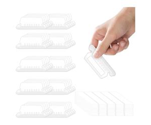 Wouueso Lot de 50 étiquettes pour dossiers suspendus avec 50 inserts, 2 pour classeur suspendu, étiquettes B