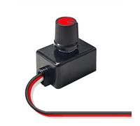 Wouueso Variateur d'intensité universel 12-24 V pour bande lumineuse basse tension pour éclairage intérieur LED de camping-car, bandes de plafonniers pour camions