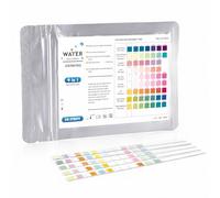 WovaOrx 50 Bandelettes Test Eau Aquarium 9 en 1, Test Aquarium : Test PH, GH, KH, Nitrites, Nitrates, Chlore, Fer, Cuivre - Kit Rapide pour Eau Douce, Mer, Étang et Crevettes