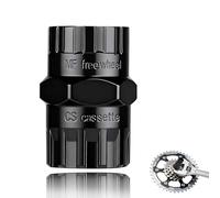 WovaOrx Outil de Demonte Cassette 2-en-1 pour Vélo, Compatible Shimano 5-12 Vitesses, Adapté aux Roues Libres Filetées et aux Cassettes