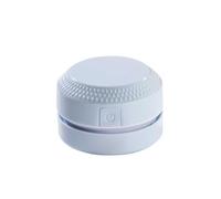 WOVEBIUS Mini aspirateur portable pour bureau à domicile, clavier, balayeuse de poussière, crayon, débris, fournitures ménagères, fonctionne avec des piles bleues