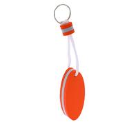 WOVEBIUS Porte-clés flottant en mousse EVA de forme ovale, orange