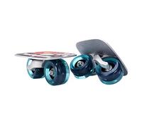 WOVEBIUS Roller Road Drift Skates Plateau Outdoor Split Skateboard Roues Noir Bleu