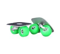 WOVEBIUS Roller Road Drift Skates Plateau Outdoor Split Skateboard Roues Vert Solide