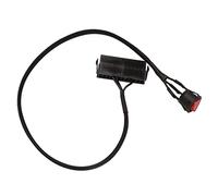 WOVELOT 24 Broches Femelle ATX PSU PC Testeur de DéMarrage d'alimentation Câble de DéMarrage Cavalier Ridge avec Interrupteur Marche/ArrêT, 50 Cm