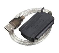 WOVELOT USB 2.0 Cable Male USB a SATA IDE Adaptateur Convertisseur Cable d'Adaptateur de Disque Dur pour PC 2.5 Pouce 3.5 Pouce