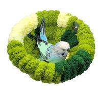 Woven Bird Nest Lit - Metal Coral Velvet S 14x7cm L 17.5x8.5cm