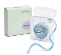 Woven Dental Floss, Dentist-Designed, Waxed, Expanding, Kid-Friendly String Floss for Oral Care (Mint, 1 Pack)