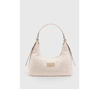 Woven Faux Fur Baguette Shoulder Bag for Women